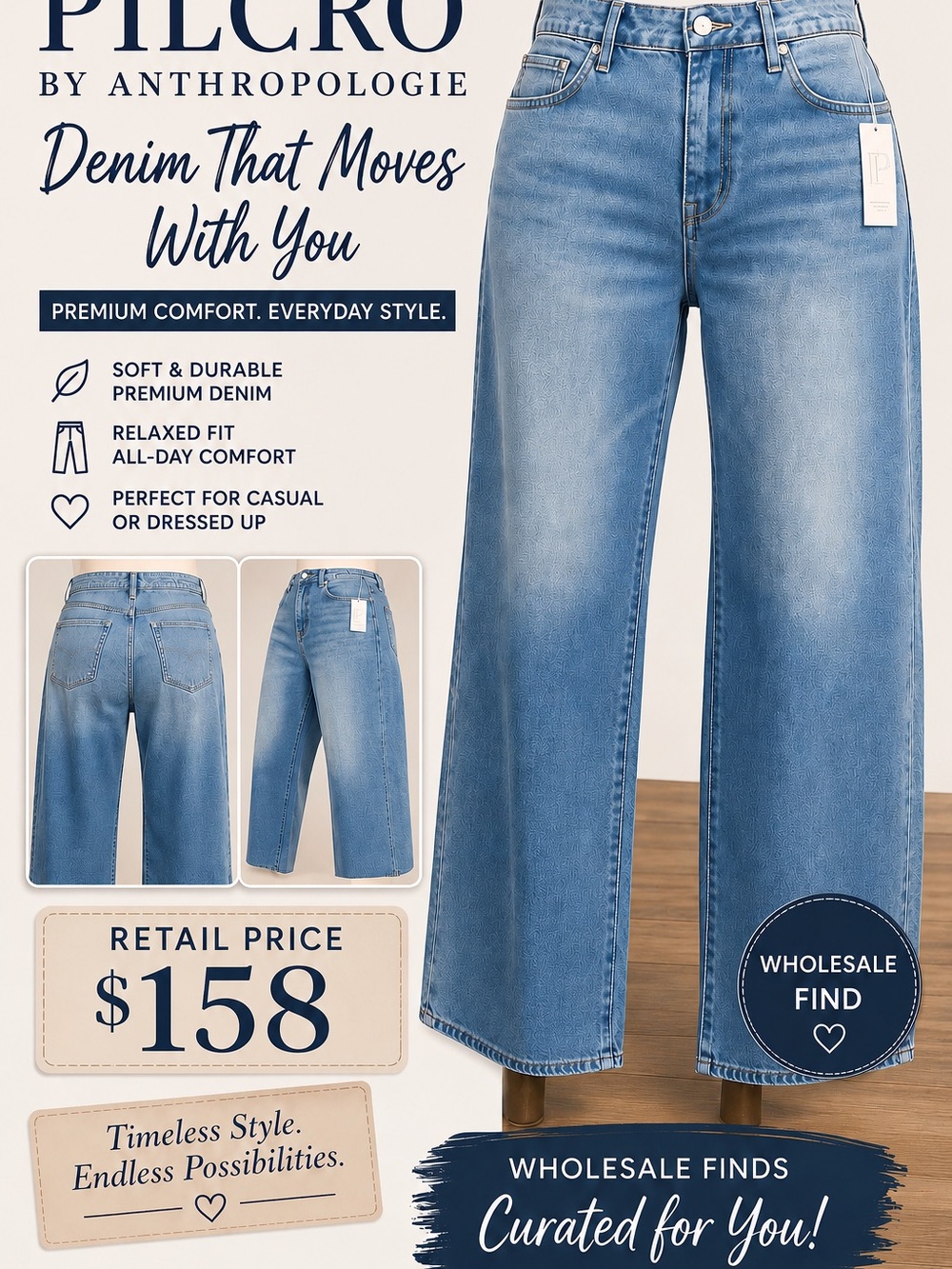 Anthropologie Pilcro Light Blue Boot Cut Jeans